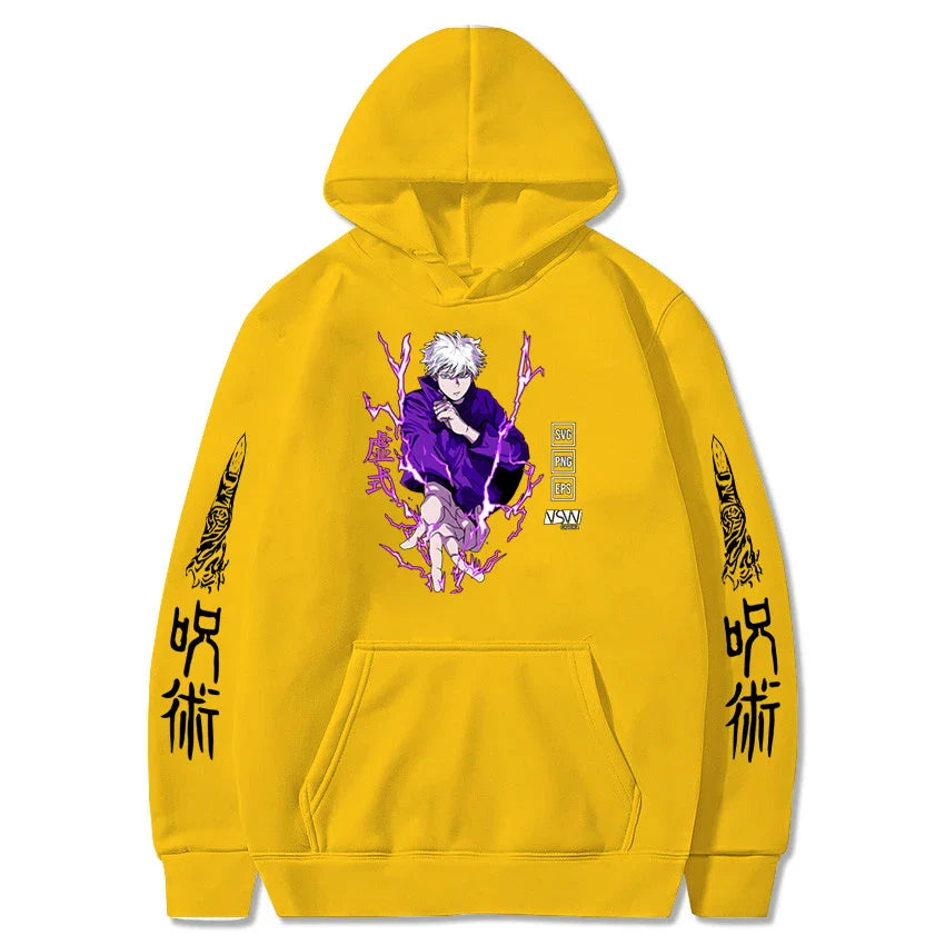 Anime Jujutsu Kaisen Hoodie Men Women Sweatshirt Streetwears Winter and Autumn Anime New in Sweatshirts Plus Size Hoodie