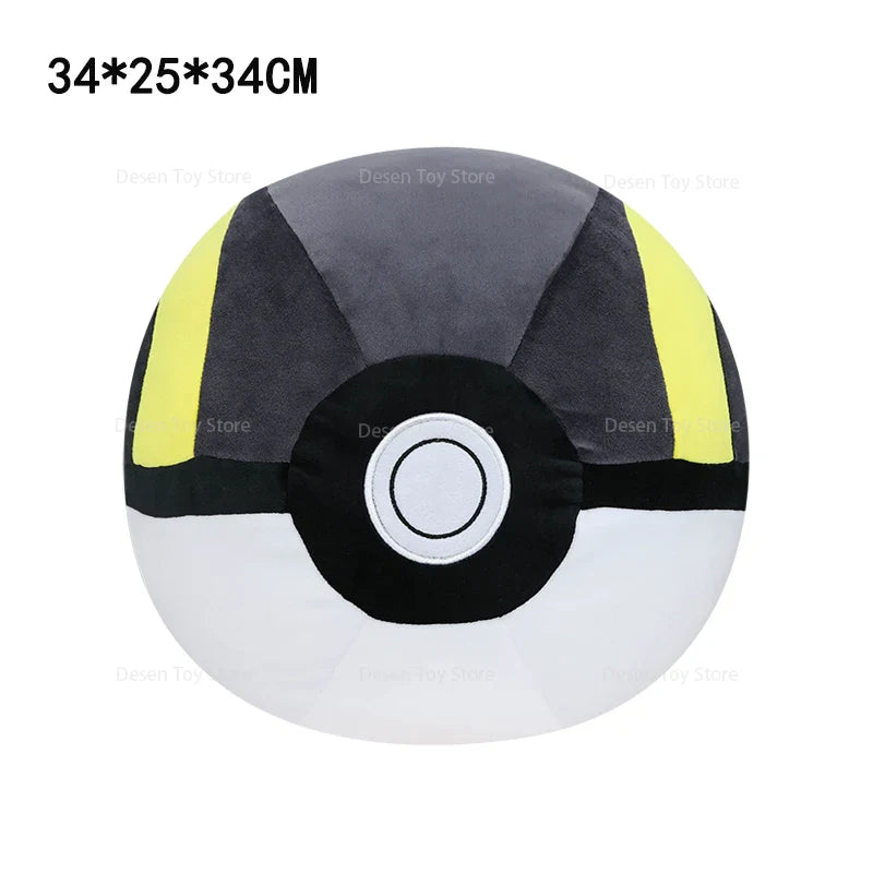 4 Styles Pokemon Plush Big Size PokeBall Cushion Ultra Ball Master Ball Great Ball Cushion Pillow Soft Anime Stuffed Toy Bedroom