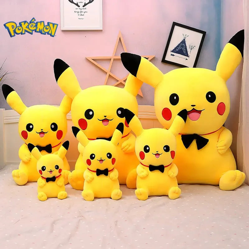 40-60cm Pokemon Pikachu Plush Toys Pillow Anime Elf Plush Doll Soft Stuffed Kawaii Pikachu Doll Xmas Gift For Kids