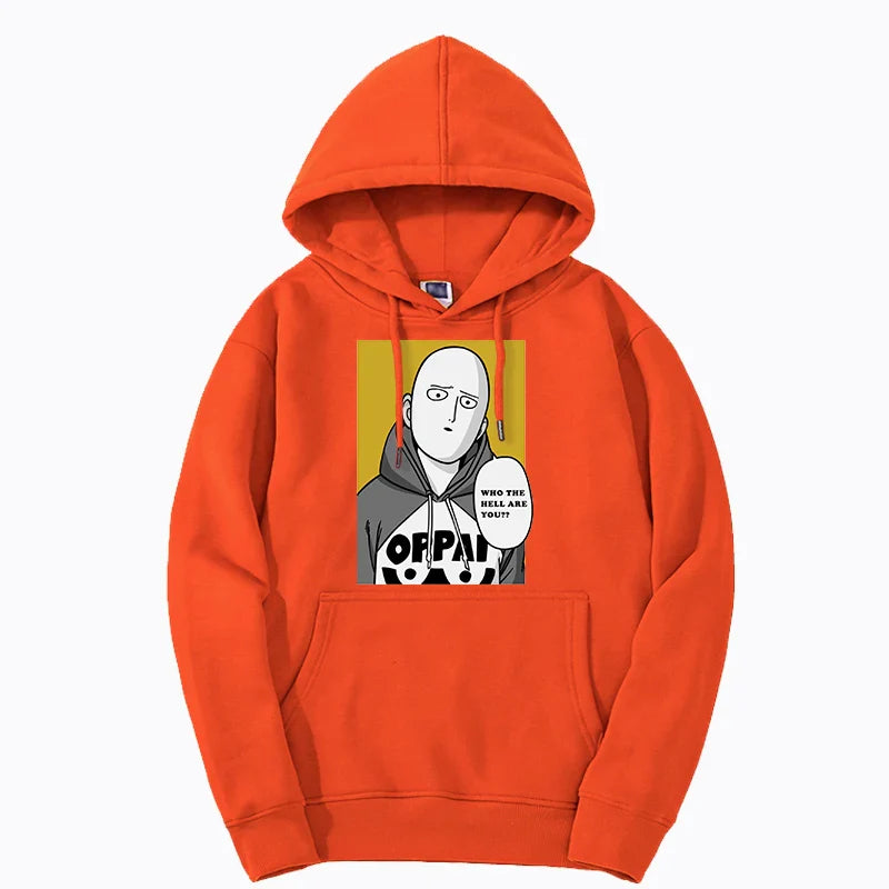 One Punch Man Graphic Hoodie Pullover Japan Anime Saitama Mens Sweatshirts Harajuku New Fleece Pullover Sudaderas