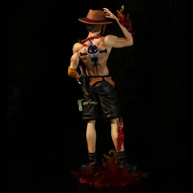 23cm Anime One Piece Action Figure Ace Anime Figure PVC Collectible Statue Model Toys For Kids Birthday Christmas Gift