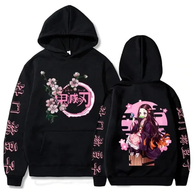 Anime Demon Slayer Hoodie Cotton Pullover