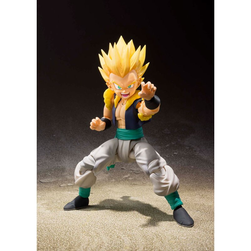 100% Original Bandai S.H. Figuarts Super Saiyan Gotenks Dragon Ball Z In Stock Anime Action Collection Figures Model Toys