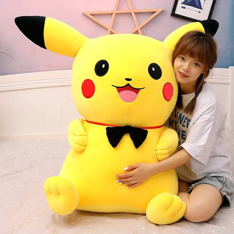 40-60cm Pokemon Pikachu Plush Toys Pillow Anime Elf Plush Doll Soft Stuffed Kawaii Pikachu Doll Xmas Gift For Kids