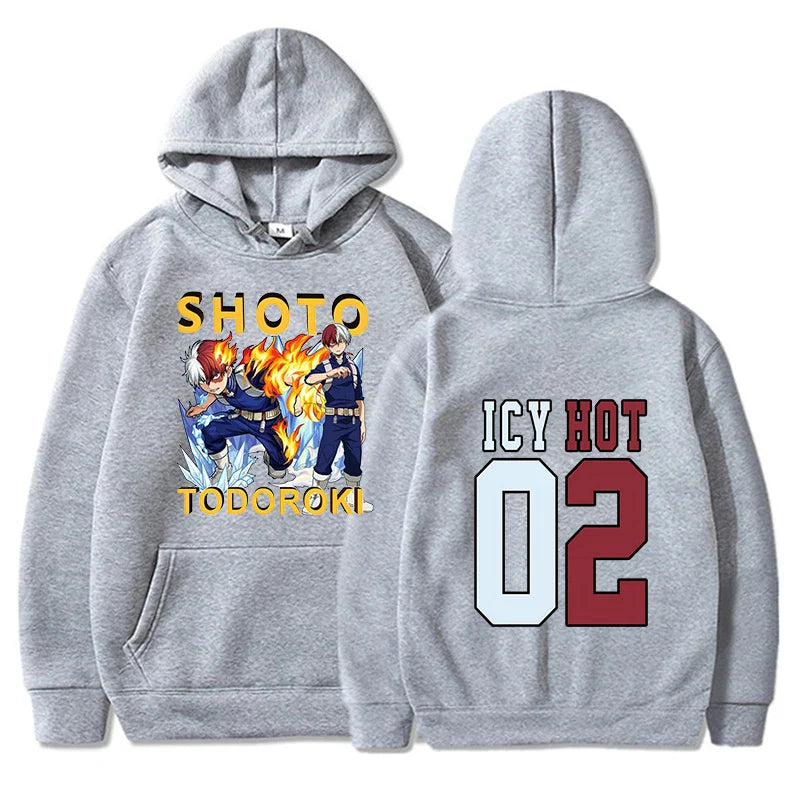 My Hero Academia Todoroki Shoto Anime Hoodie - Unisex Harajuku Style Sweatshirt