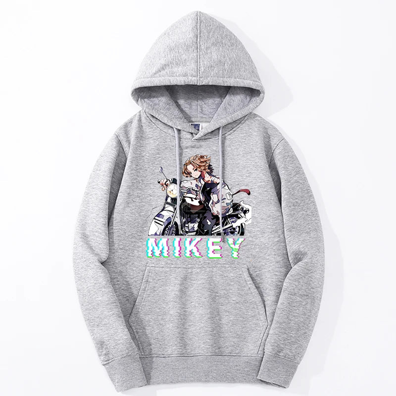 Tokyo Revengers Winter Hoodies Men Women Mikey Anime Hooded Sweatshirts New Harajuku Casual Sportswear Sudaderas