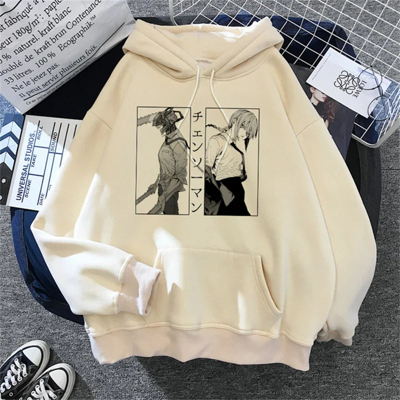 Chainsaw Men's Hoodie Men's Fashion Hoodie Hip Hop Casual Women Hoodie Boys' Street Coat Anime Pattern Men Long Sleeve Clothing