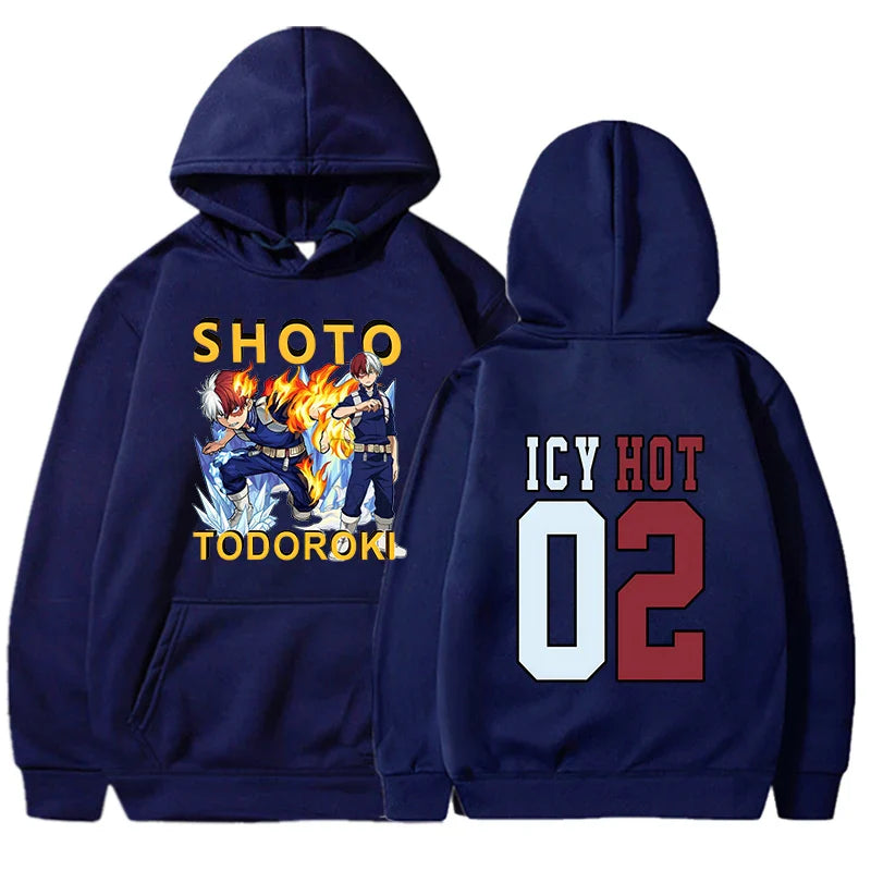 My Hero Academia Todoroki Shoto Anime Hoodie - Unisex Harajuku Style Sweatshirt