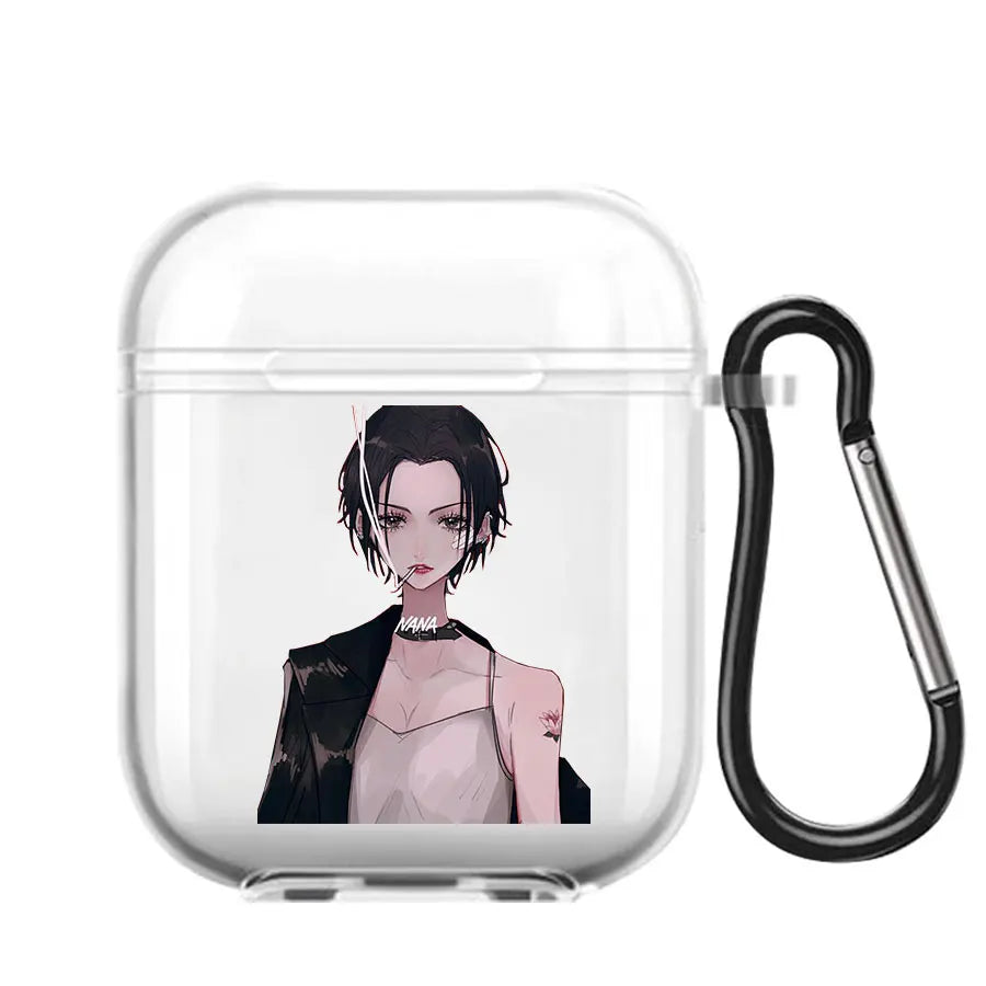 Cute  anime Nana Osaki Soft silicone TPU Case For new AirPods Pro 2 1 2 3 Clear Wireless Bluetooth Earphone Box Cover