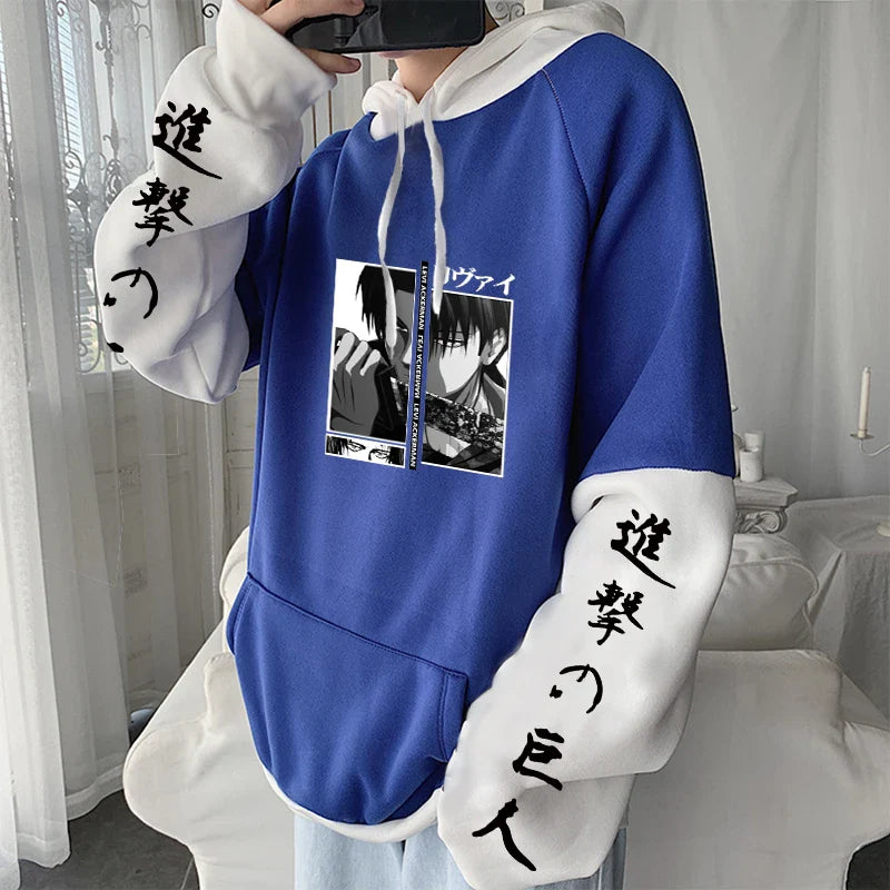 Anime Attack On Titan Levi Oversized Hoodie