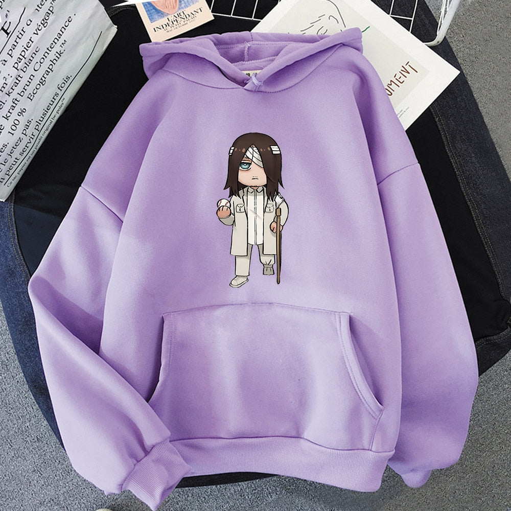 Attack on Titan Eren Yeager Cute Anime Hoodie High Quality