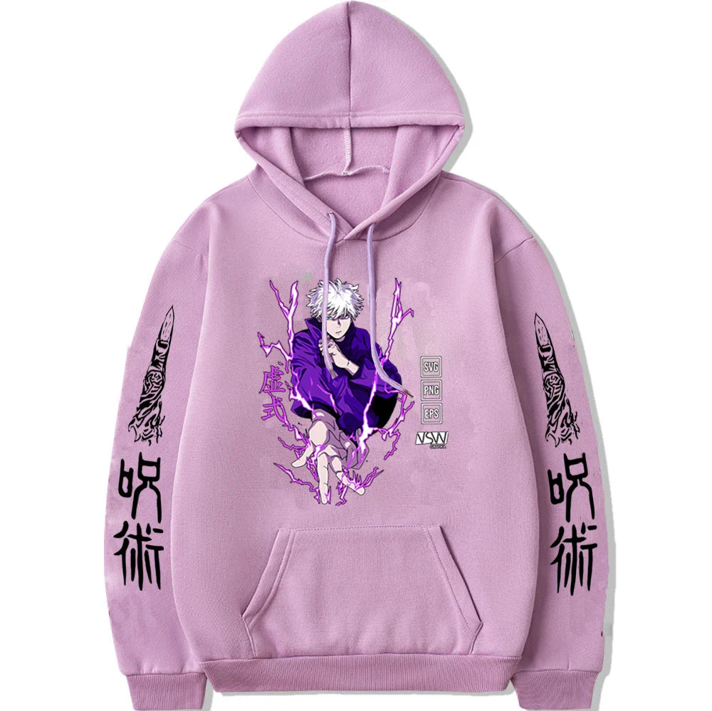 Anime Jujutsu Kaisen Hoodie Men Women Sweatshirt Streetwears Winter and Autumn Anime New in Sweatshirts Plus Size Hoodie