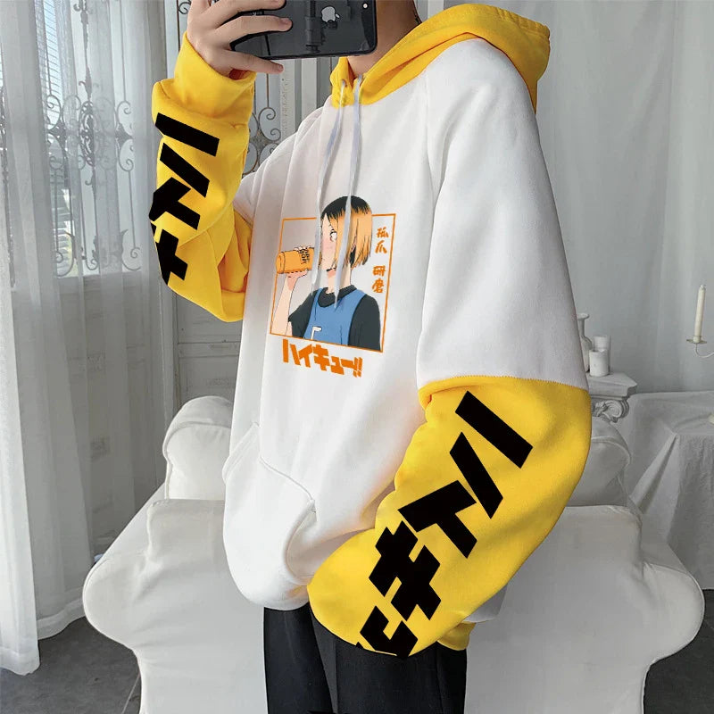 Kenma Kozume Haikyuu Anime Hoodies Nekoma High School Volleyball