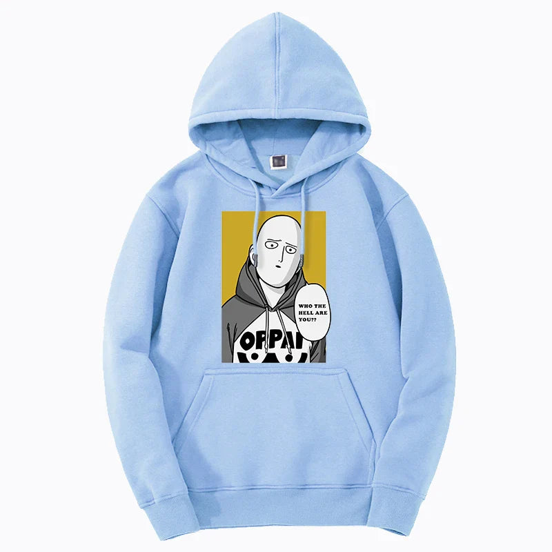 One Punch Man Graphic Hoodie Pullover Japan Anime Saitama Mens Sweatshirts Harajuku New Fleece Pullover Sudaderas