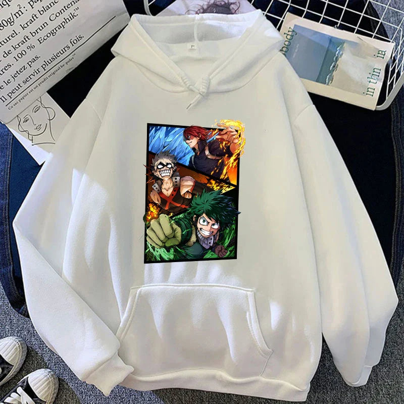 Anime Deku Bakugou Katsuki Todoroki Shoto Hoodies