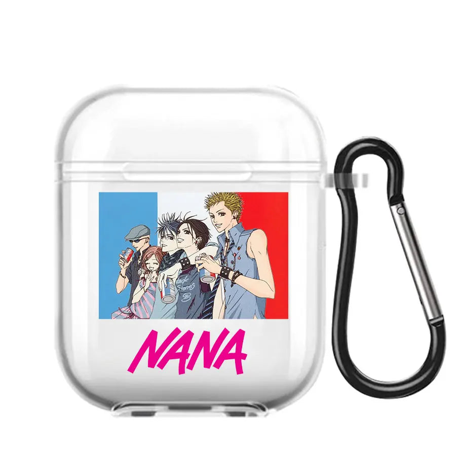 Cute  anime Nana Osaki Soft silicone TPU Case For new AirPods Pro 2 1 2 3 Clear Wireless Bluetooth Earphone Box Cover