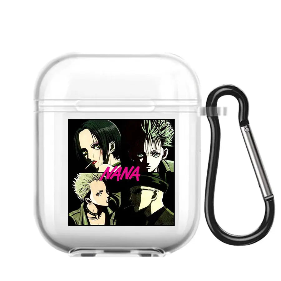 Cute  anime Nana Osaki Soft silicone TPU Case For new AirPods Pro 2 1 2 3 Clear Wireless Bluetooth Earphone Box Cover