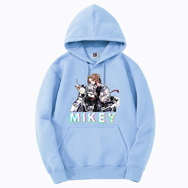 Tokyo Revengers Winter Hoodies Men Women Mikey Anime Hooded Sweatshirts New Harajuku Casual Sportswear Sudaderas