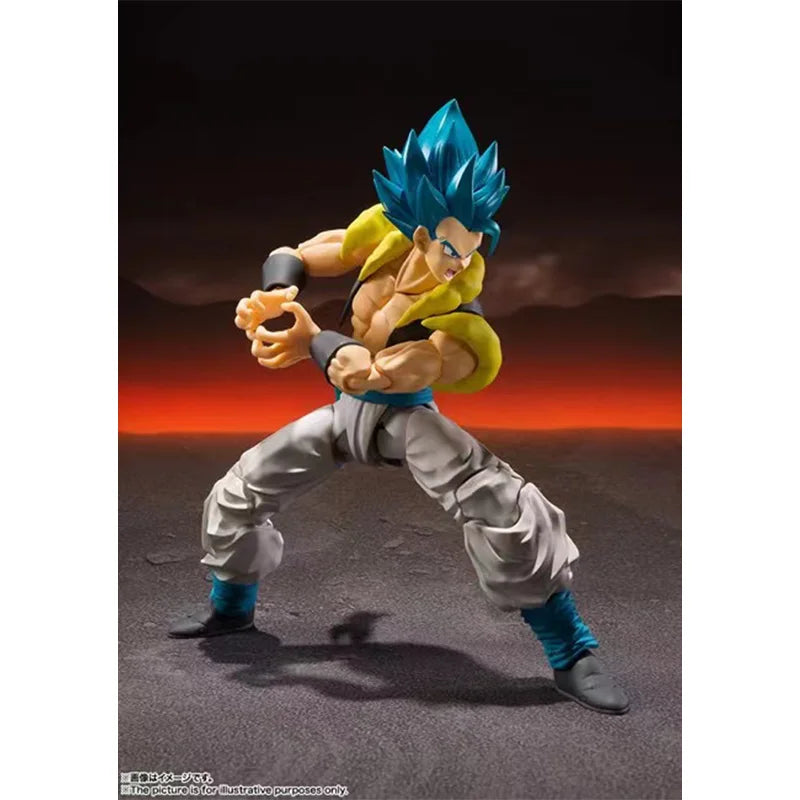 100% Original BANDAI S.H.Figuarts SHF Super Saiyan Gogeta Dragon Ball In Stock Anime Action Collection Figures Model Toys