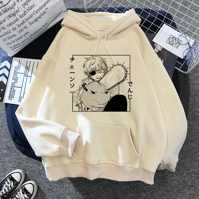 Chainsaw Men's Hoodie Men's Fashion Hoodie Hip Hop Casual Women Hoodie Boys' Street Coat Anime Pattern Men Long Sleeve Clothing