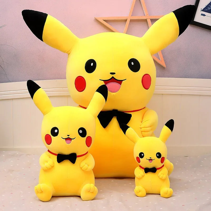 40-60cm Pokemon Pikachu Plush Toys Pillow Anime Elf Plush Doll Soft Stuffed Kawaii Pikachu Doll Xmas Gift For Kids