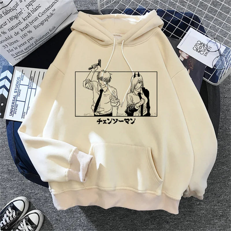 Chainsaw Men's Hoodie Men's Fashion Hoodie Hip Hop Casual Women Hoodie Boys' Street Coat Anime Pattern Men Long Sleeve Clothing