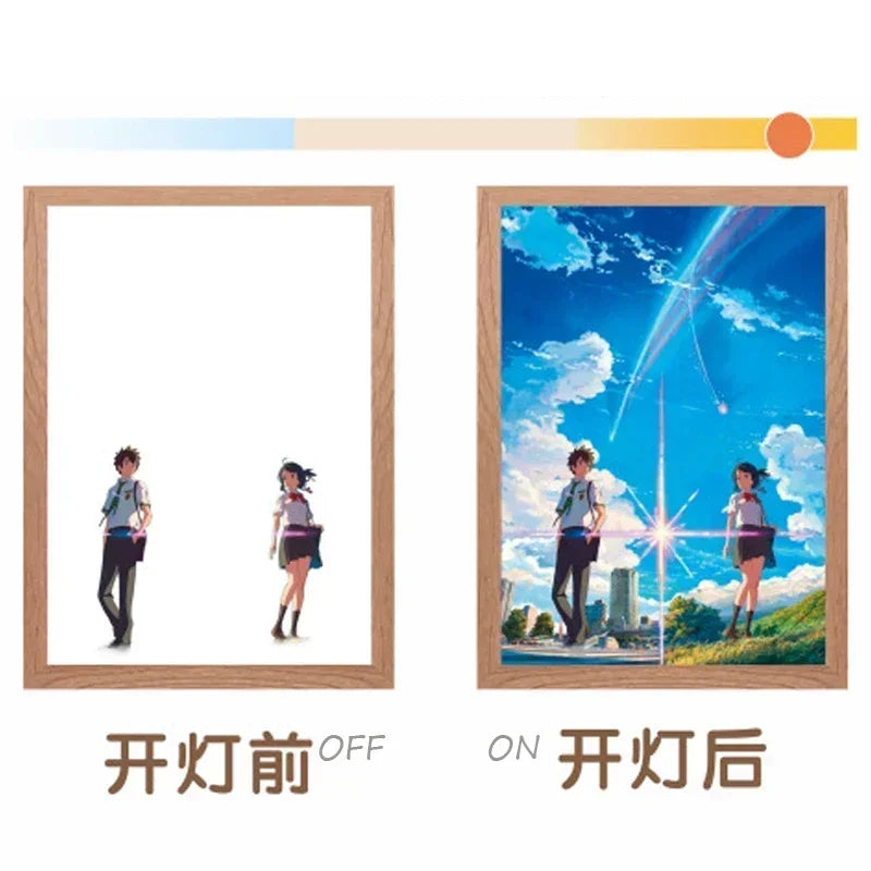 Your Name Anime LED Wall Light - Night Lamp & Desktop Decor