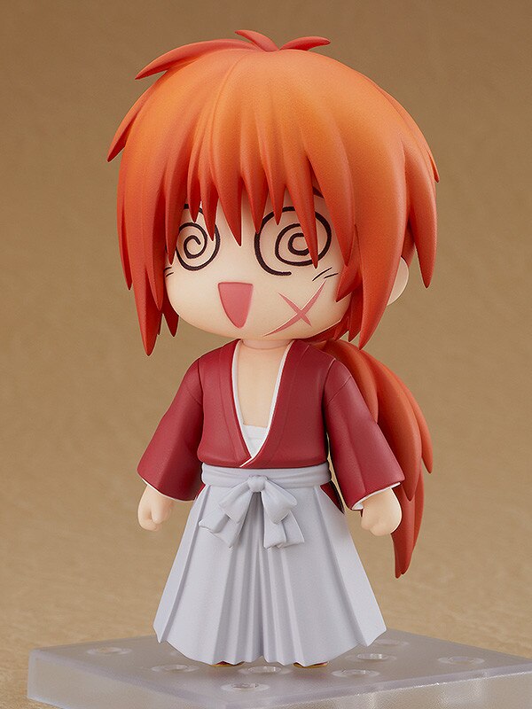 100% Original: Kenshin Himura Q Version Figma PVC Action Figure - Anime Figure