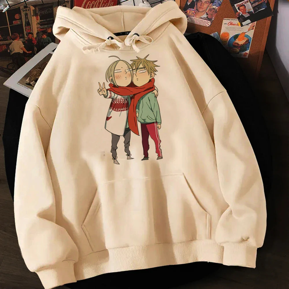 Anime Hoodie Aesthetic Clothes Women Winter Tops Manga He Tian & Mo Guan Hoodies Harajuku Unisex Sweatshirts Vintage