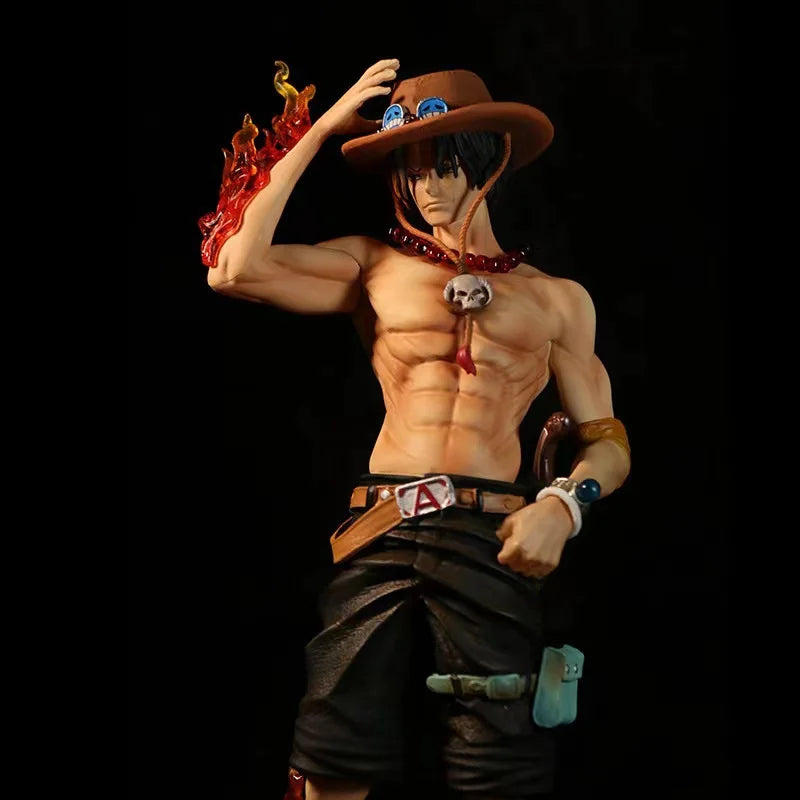 23cm Anime One Piece Action Figure Ace Anime Figure PVC Collectible Statue Model Toys For Kids Birthday Christmas Gift