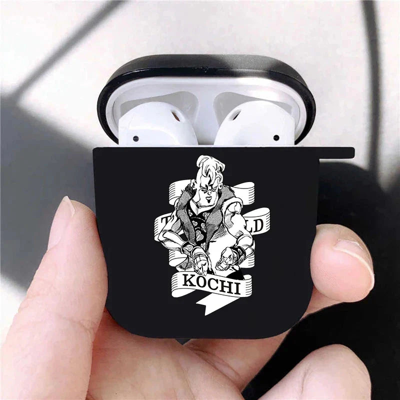 JoJo's Bizarre Adventure JoJo Anime Soft silicone TPU Case For AirPods Pro2 1 2 3 Black Wireless Bluetooth Earphone Box Cover