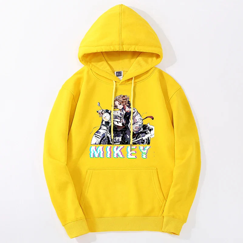 Tokyo Revengers Winter Hoodies Men Women Mikey Anime Hooded Sweatshirts New Harajuku Casual Sportswear Sudaderas