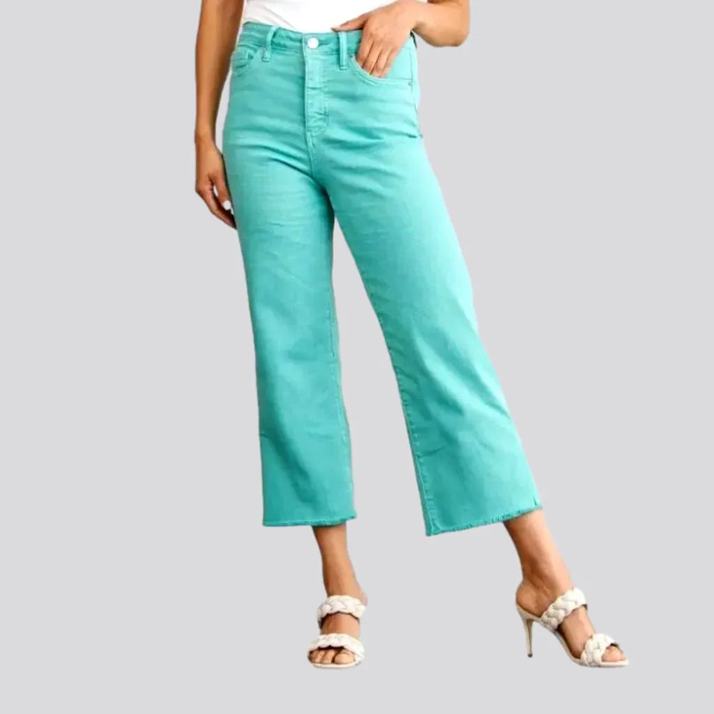 Y2k women's color jeans