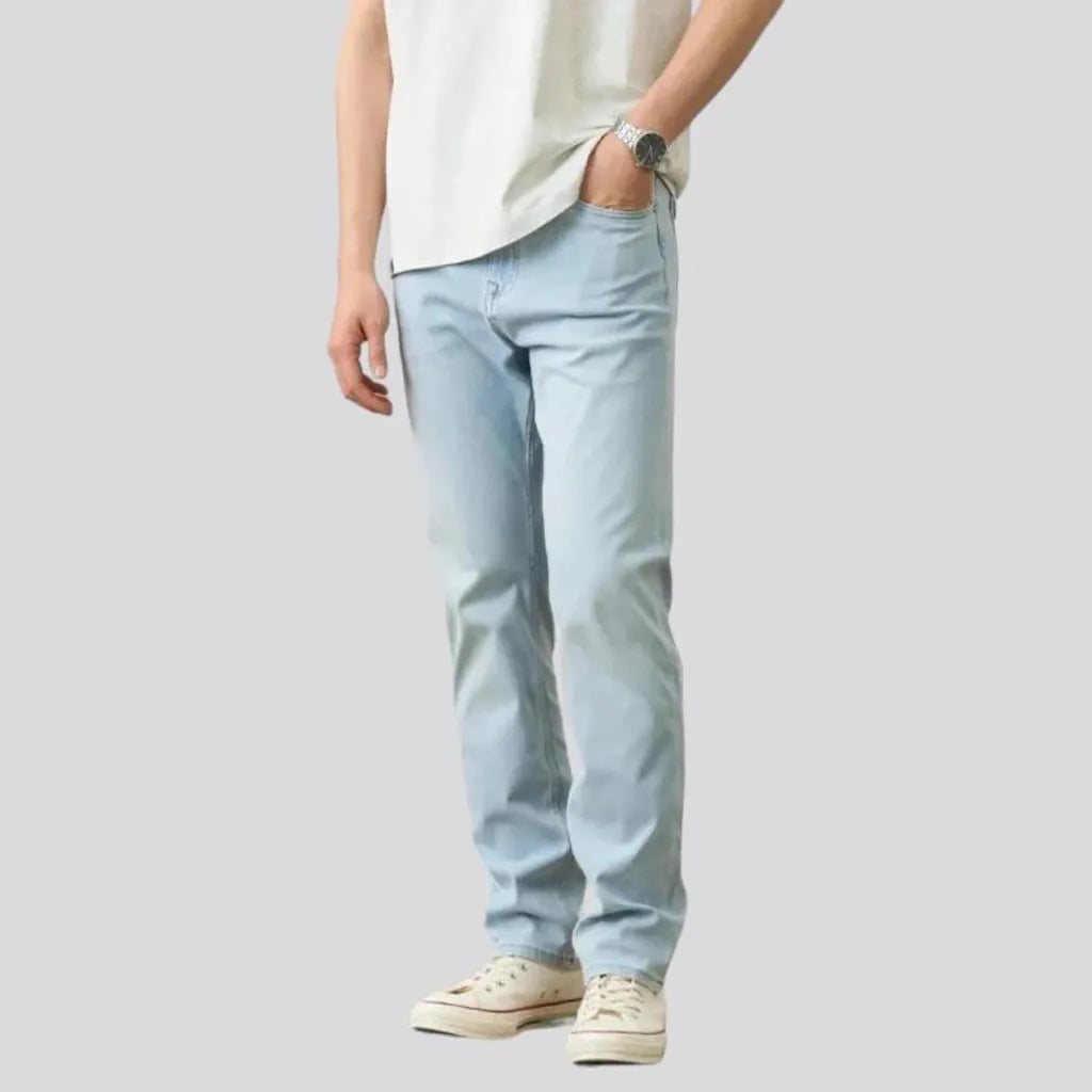 9.3oz men's high-waist jeans