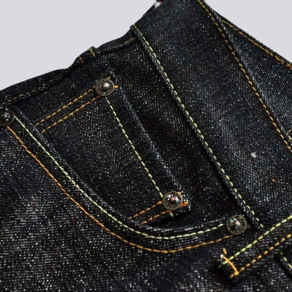 16.5oz tapered men's selvedge jeans