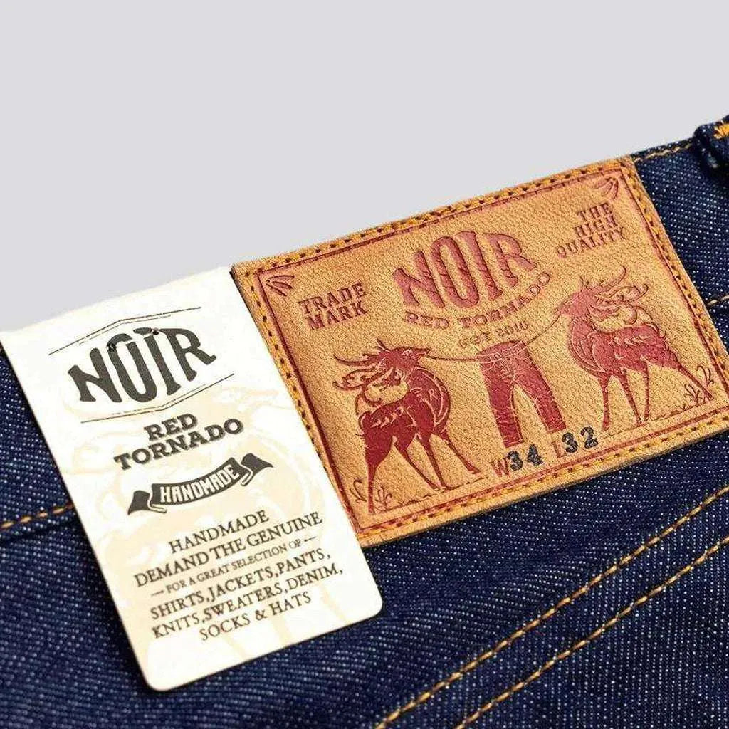 14oz raw men's selvedge jeans