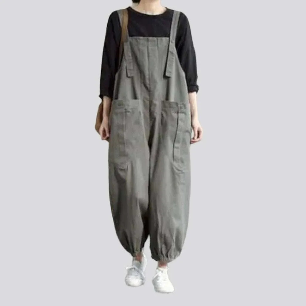 Y2k women's denim overall