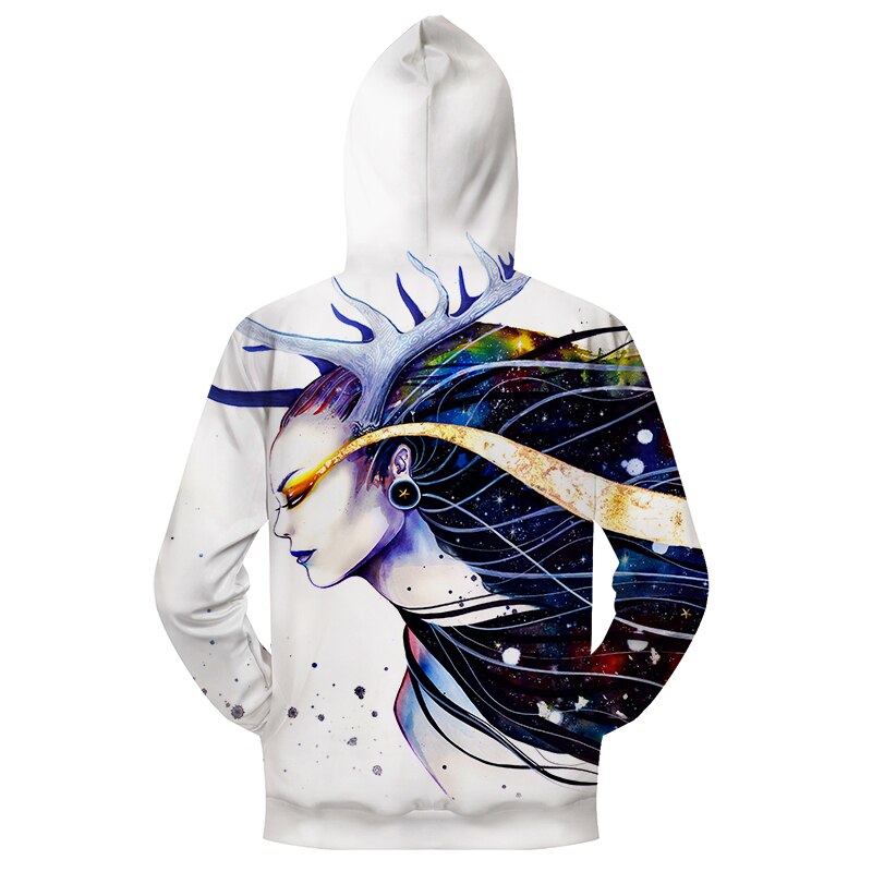 Goddess of the Galaxy Zip-up Hoodie