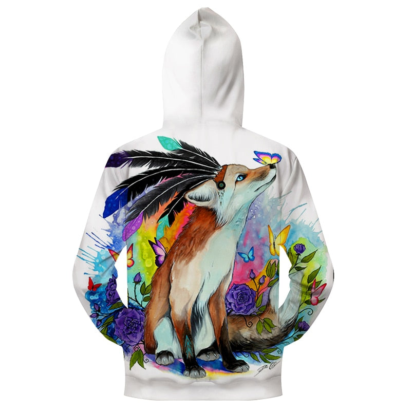 Forest Friends Zip-up Hoodie