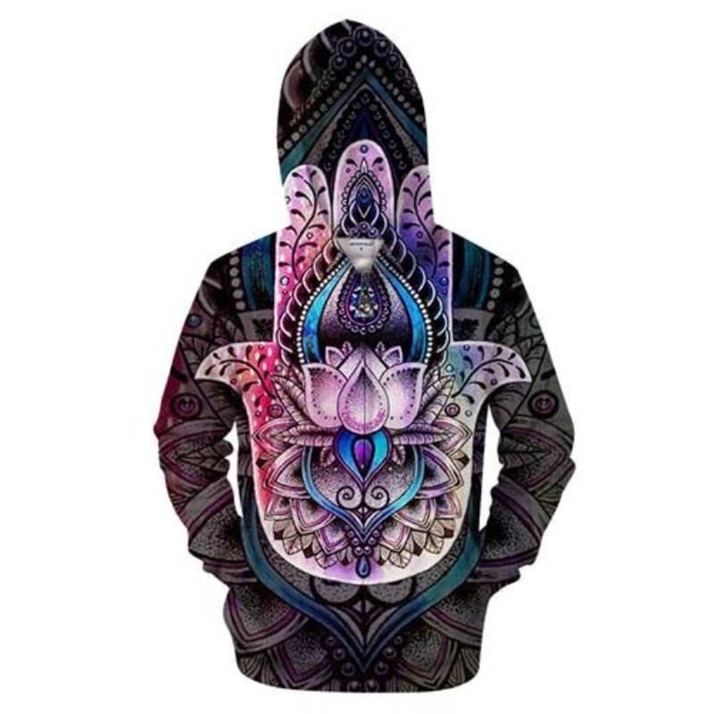 Hamsa Zip-up Hoodie