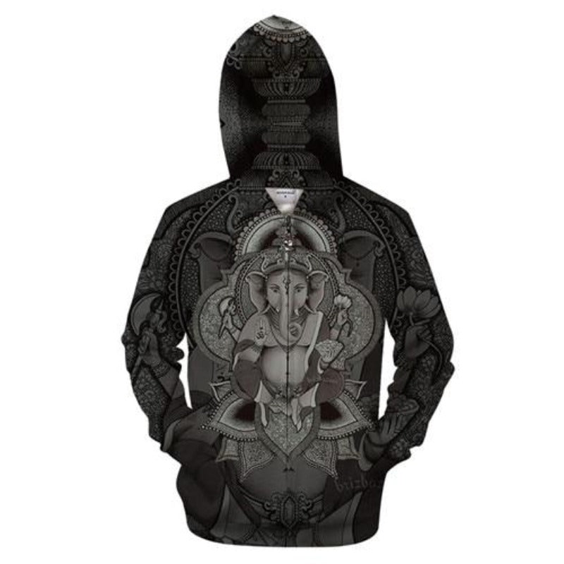 Ganesha Zip-up Hoodie