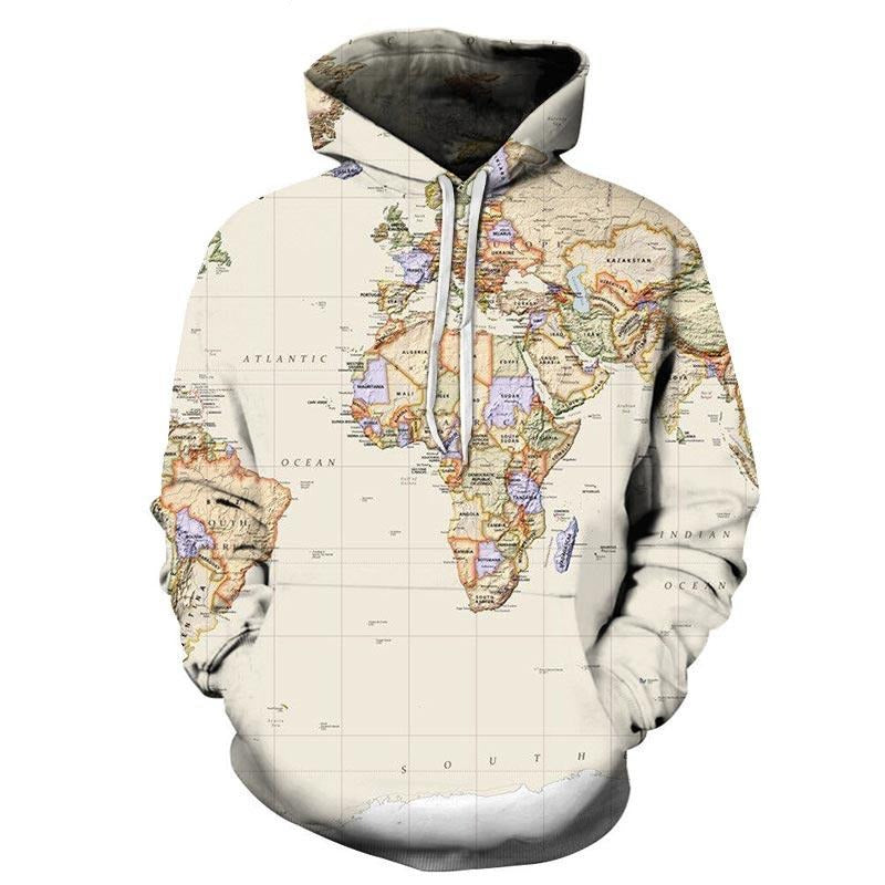 World Map Hoodie