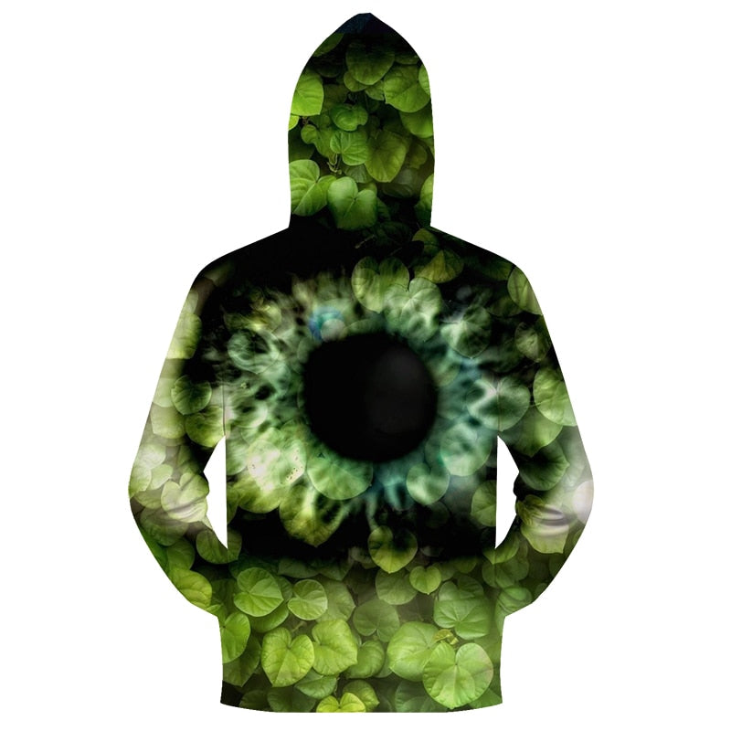 Green Cissus Kerrii Zip-up Hoodie