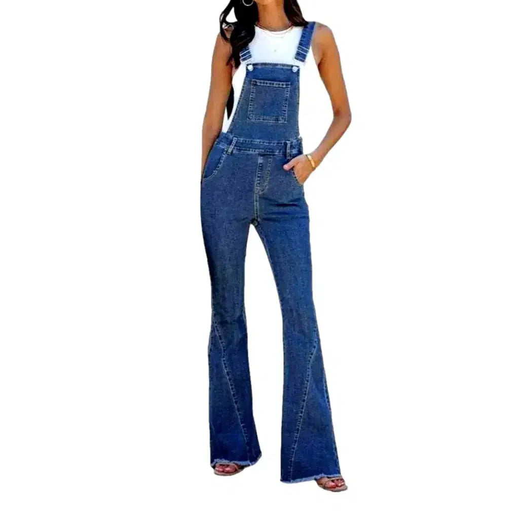 Women's street denim dungaree