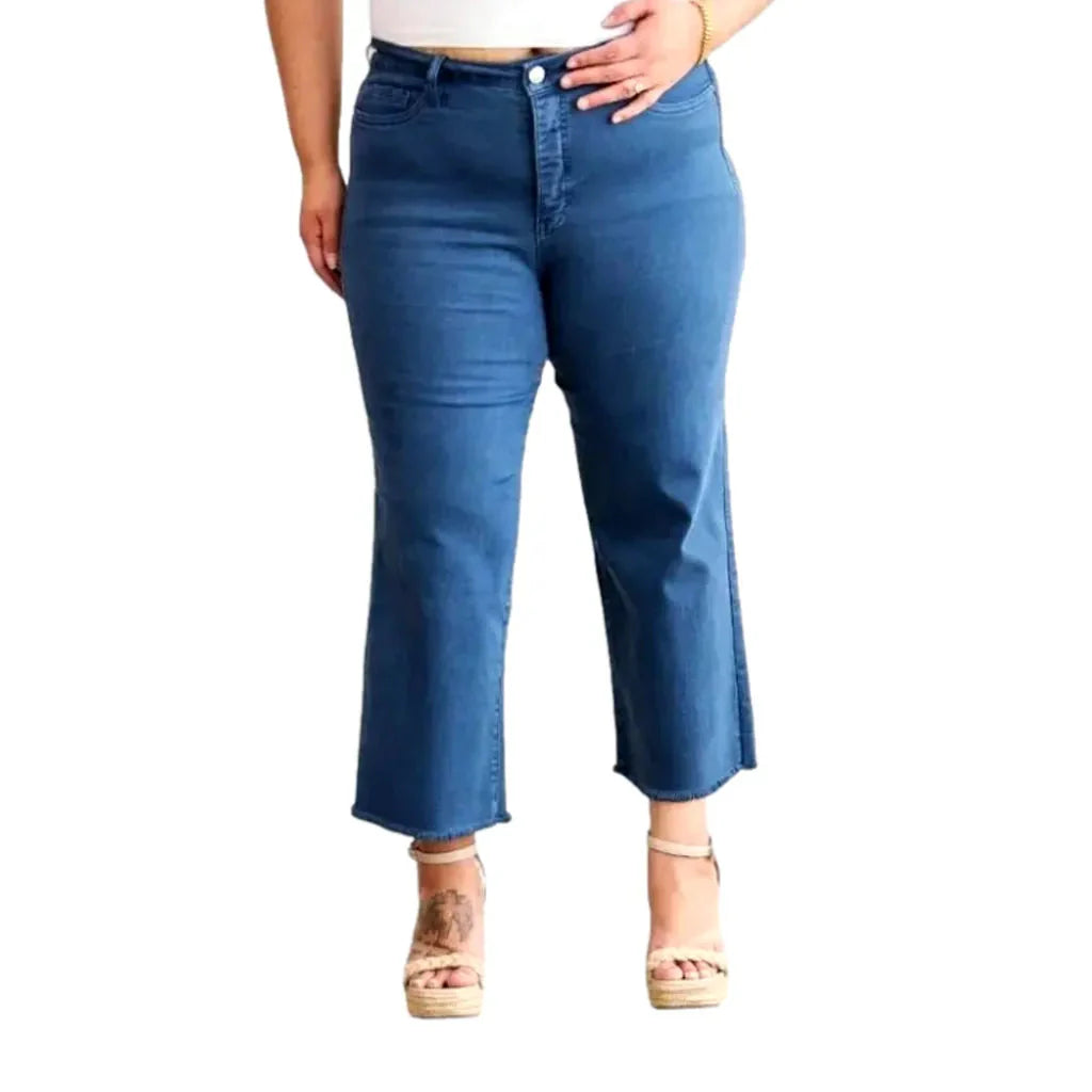 Y2k cutoff-bottoms jeans for women